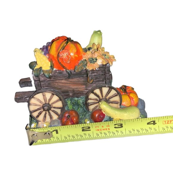Thanksgiving Fall Harvest Wheel barrow Table top Decor - Picture 7 of 7